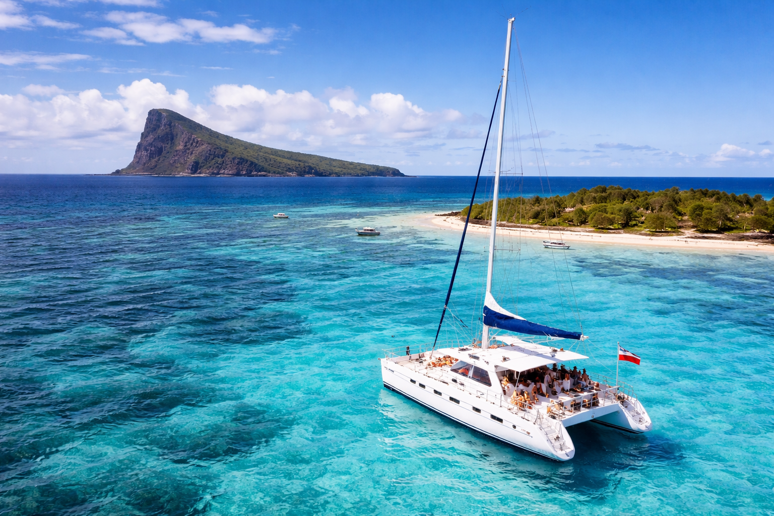 Gabriel Island By Catamaran