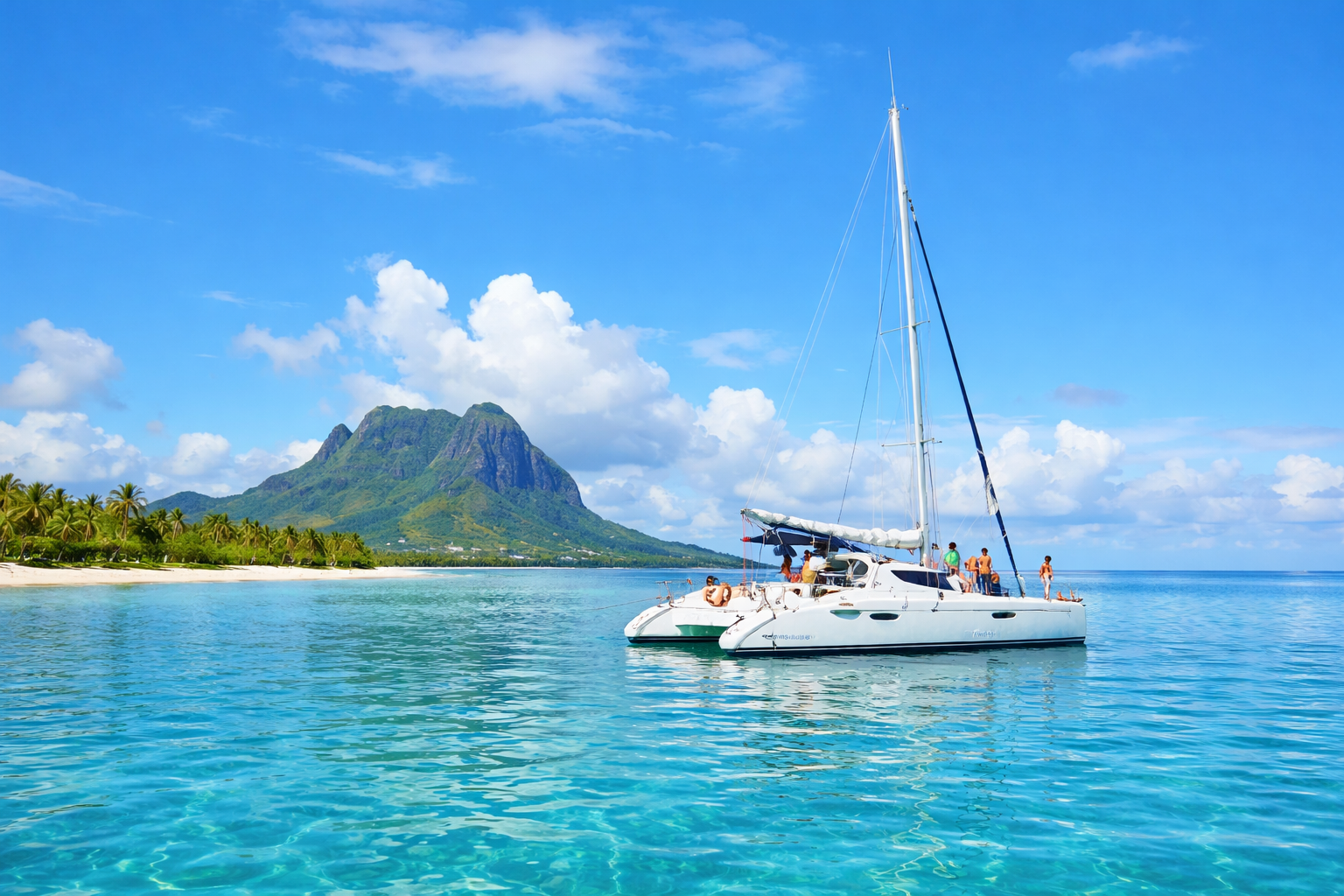 Benitiers Island By Catamaran